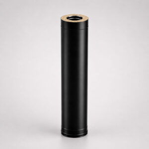 Сэндвич 1,0 м (430/0,8 мм эмаль черная до 600°) D115х200 Ferrum BLACKSIDE