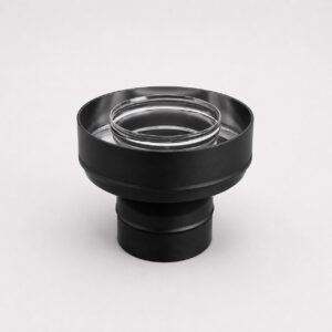 Старт-сэндвич (430/0,8 мм эмаль черная до 600°) D115х200 Ferrum BLACKSIDE