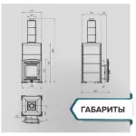 Банная печь «Атмосфера XL» в облицовке Империя Талькохлорит до 26 м³ — изображение 8