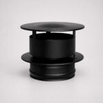 Оголовок (430/0,8 мм эмаль черная до 600°) D115х200 Ferrum BLACKSIDE